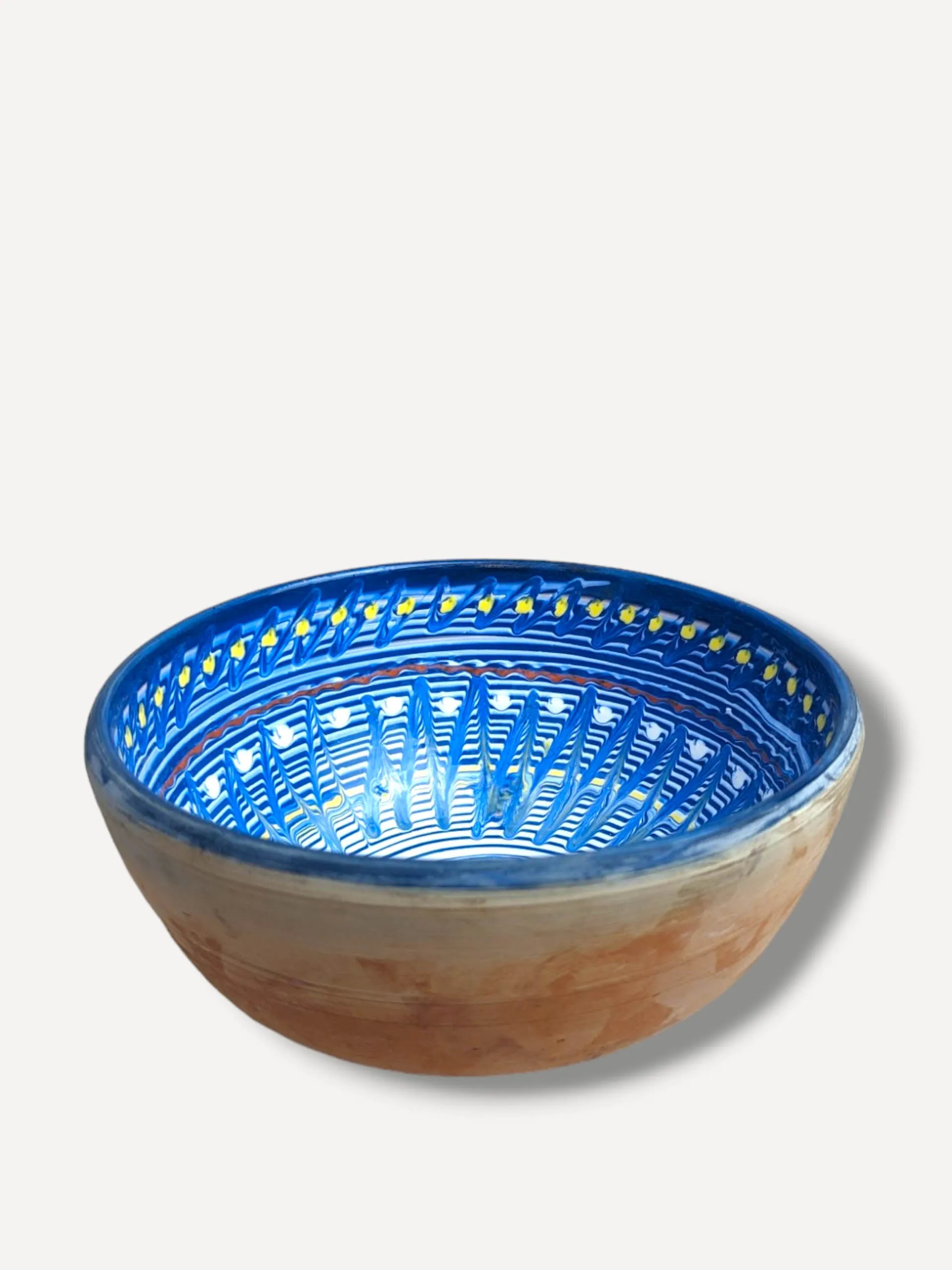 Cobalt deep fruit bowl