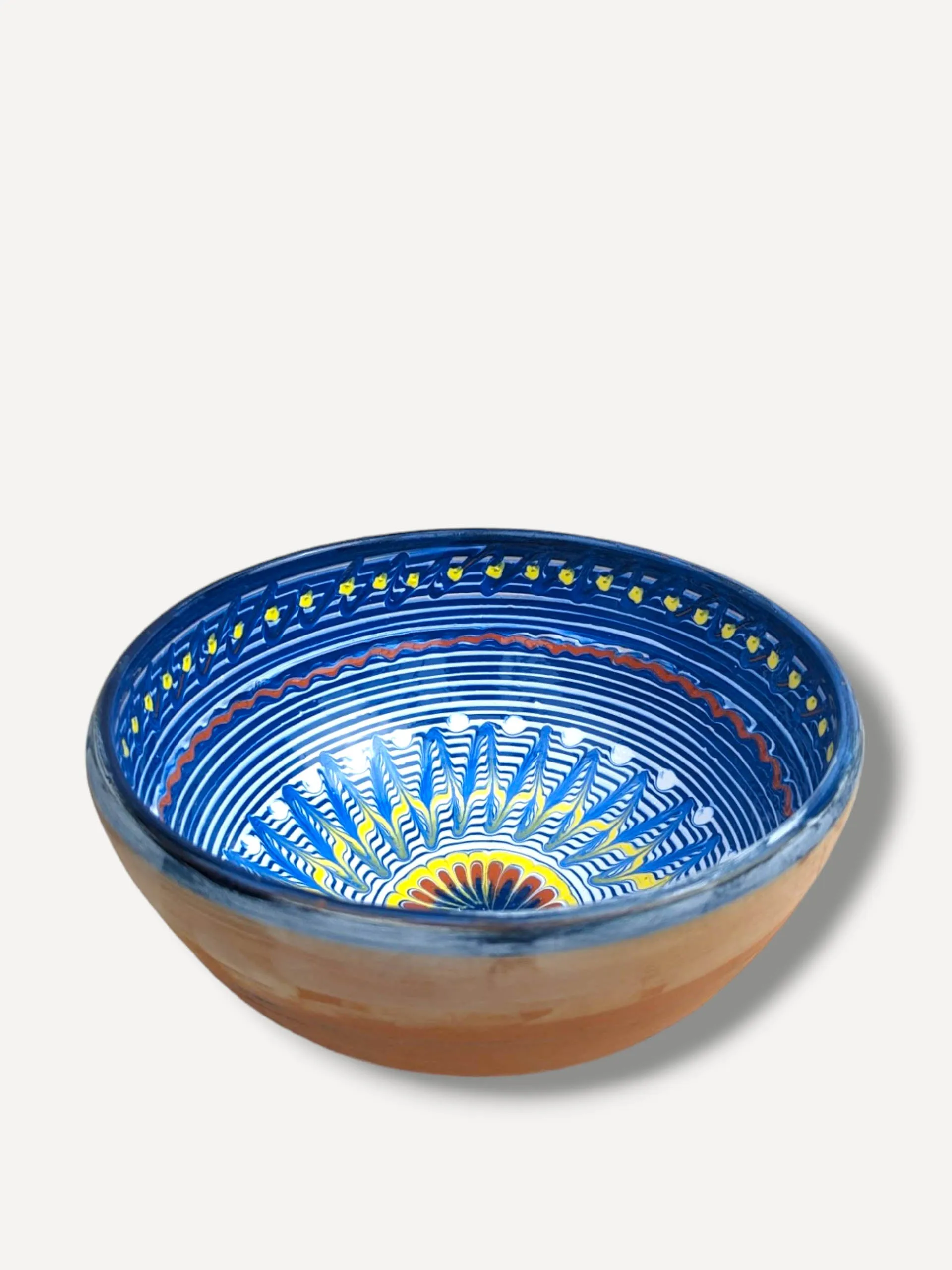Cobalt deep fruit bowl