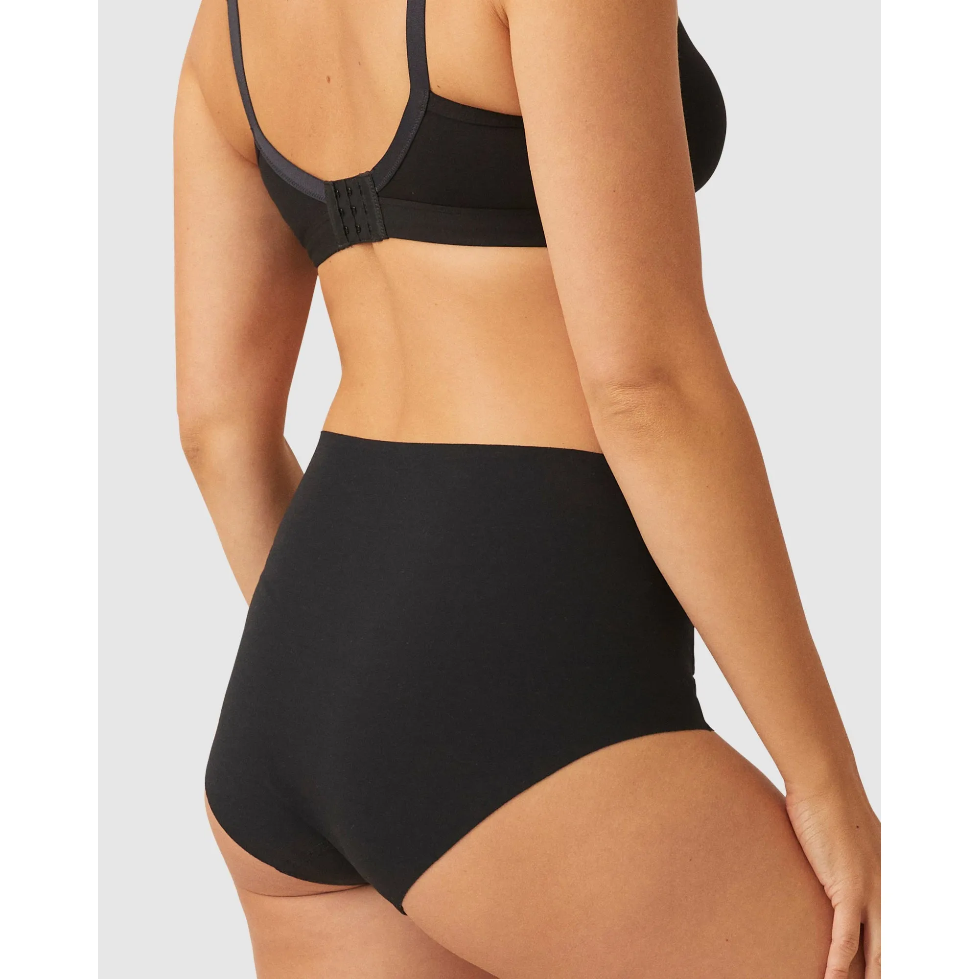 Cotton & Modal Seamless High Waist Brief