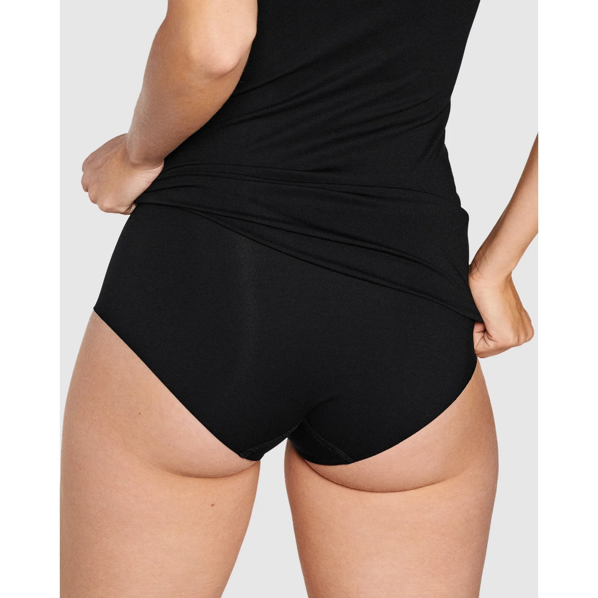 Cotton & Modal Seamless High Waist Brief