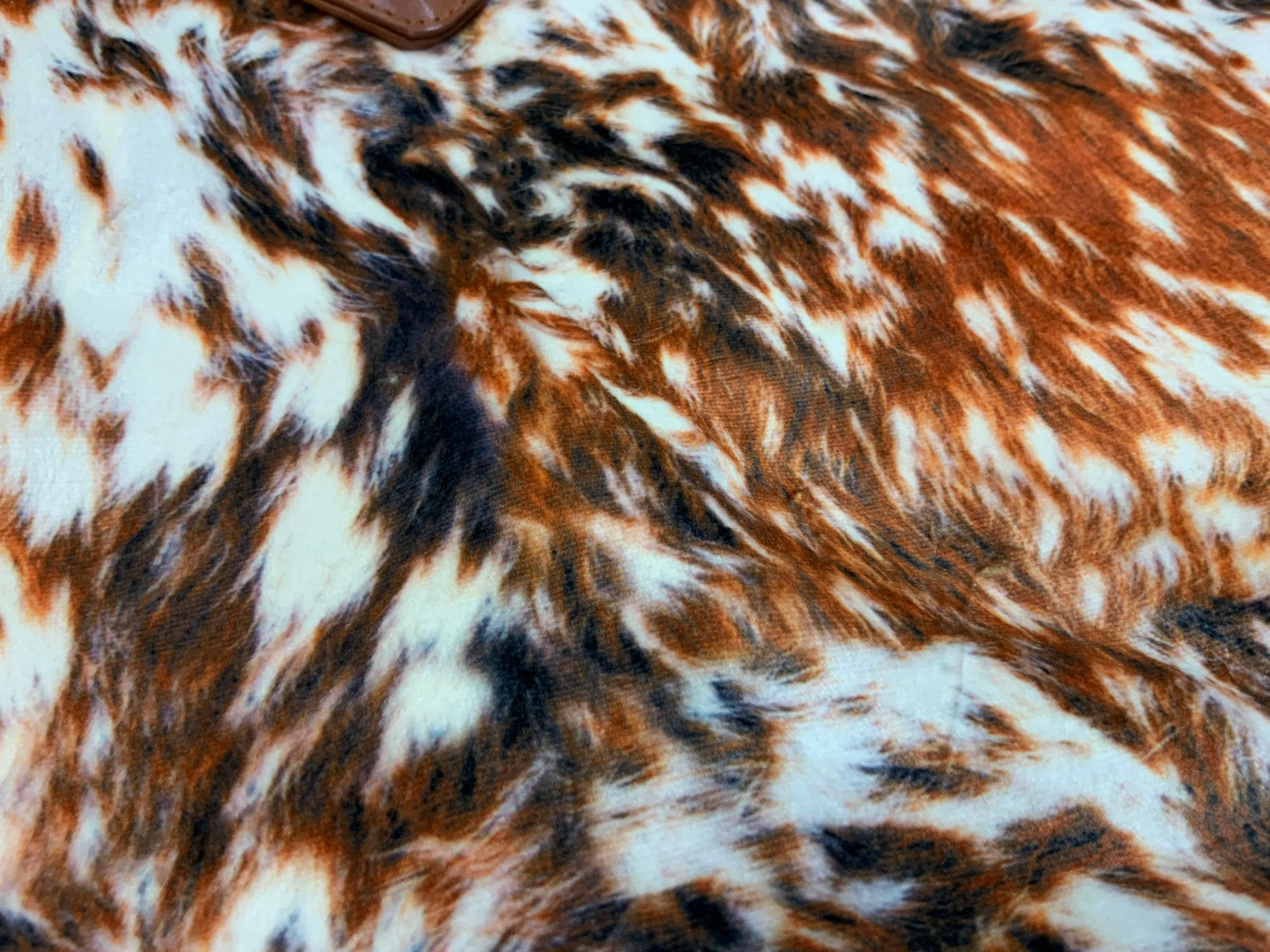 Cow and Wild Mustang Faux Fur Weekenders