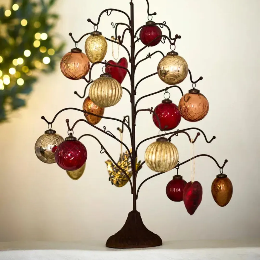 Cut Glass Bauble | Red