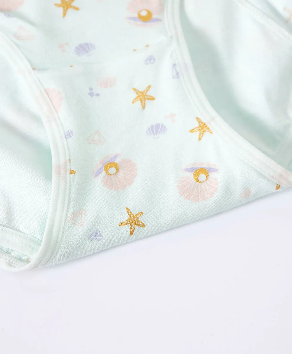 Dream Seashells Sanitary Hipster Panties