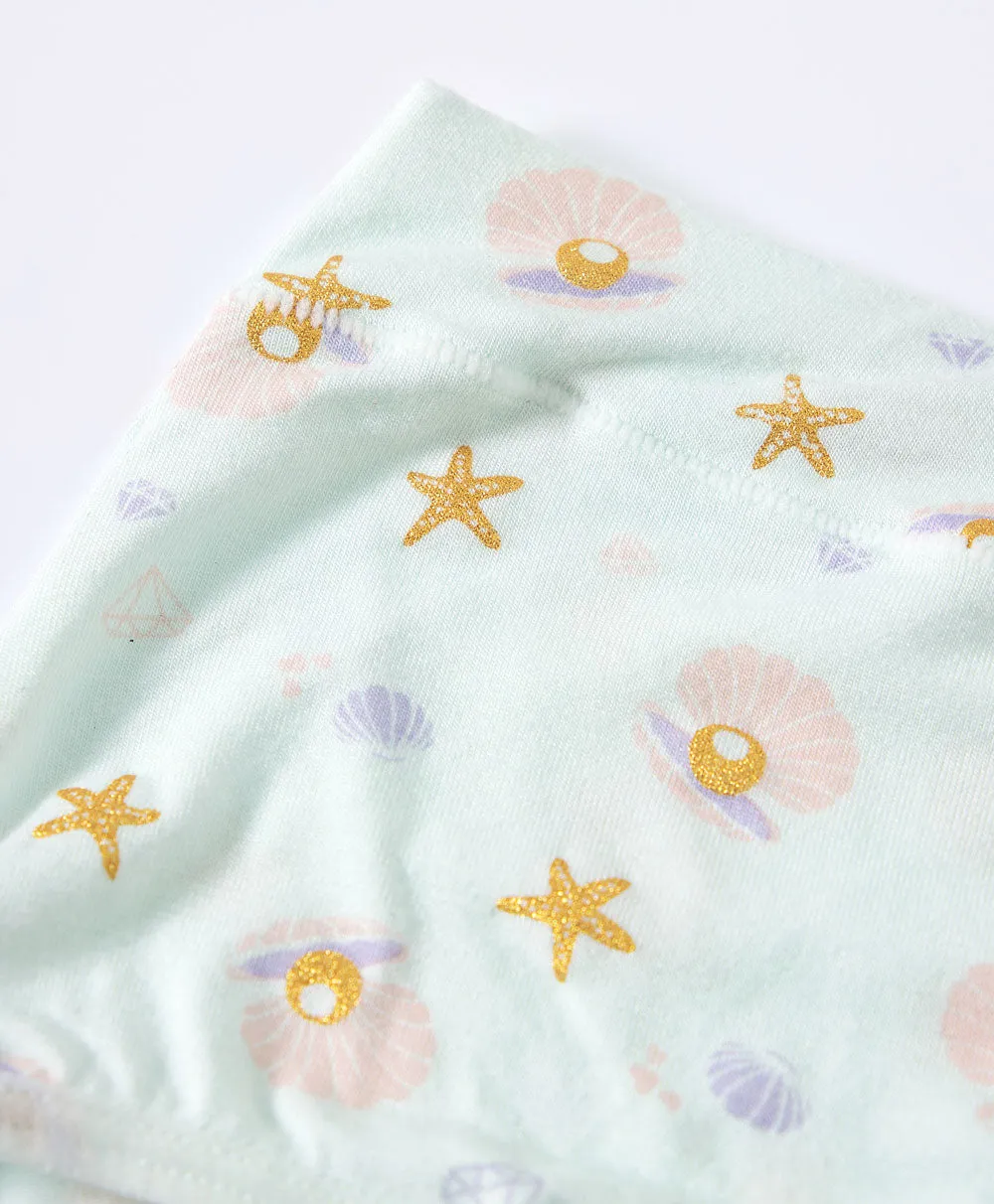 Dream Seashells Sanitary Hipster Panties