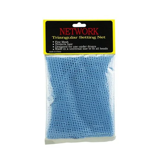 Dress Me Up Network Triangular Setting Hair Net Blue