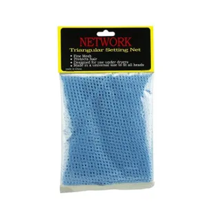 Dress Me Up Network Triangular Setting Hair Net Blue