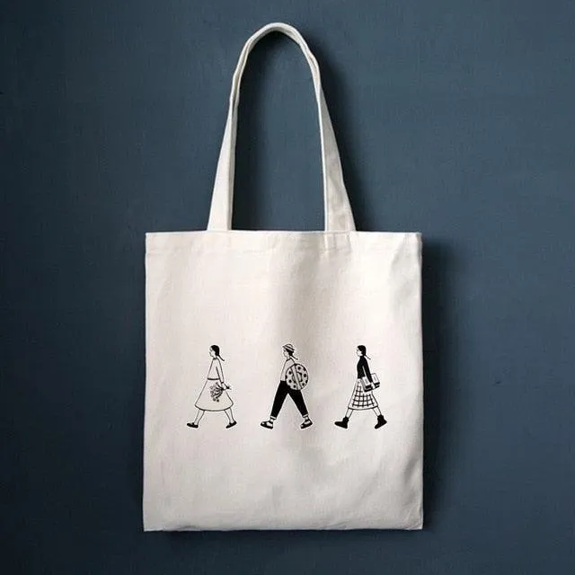 Eco-Conscious Fashion Canvas Zipper Tote for Modern Women