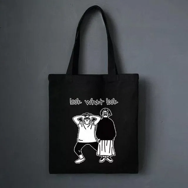 Eco-Conscious Fashion Canvas Zipper Tote for Modern Women