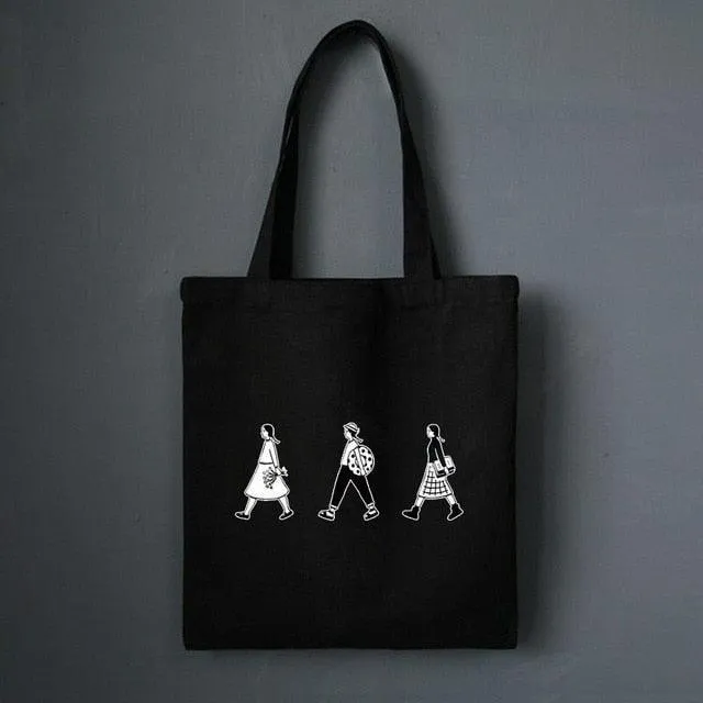 Eco-Conscious Fashion Canvas Zipper Tote for Modern Women
