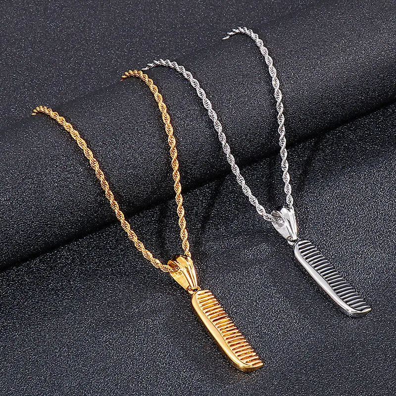 European and American Hip-Hop Style Titanium Steel Pendant for Men
