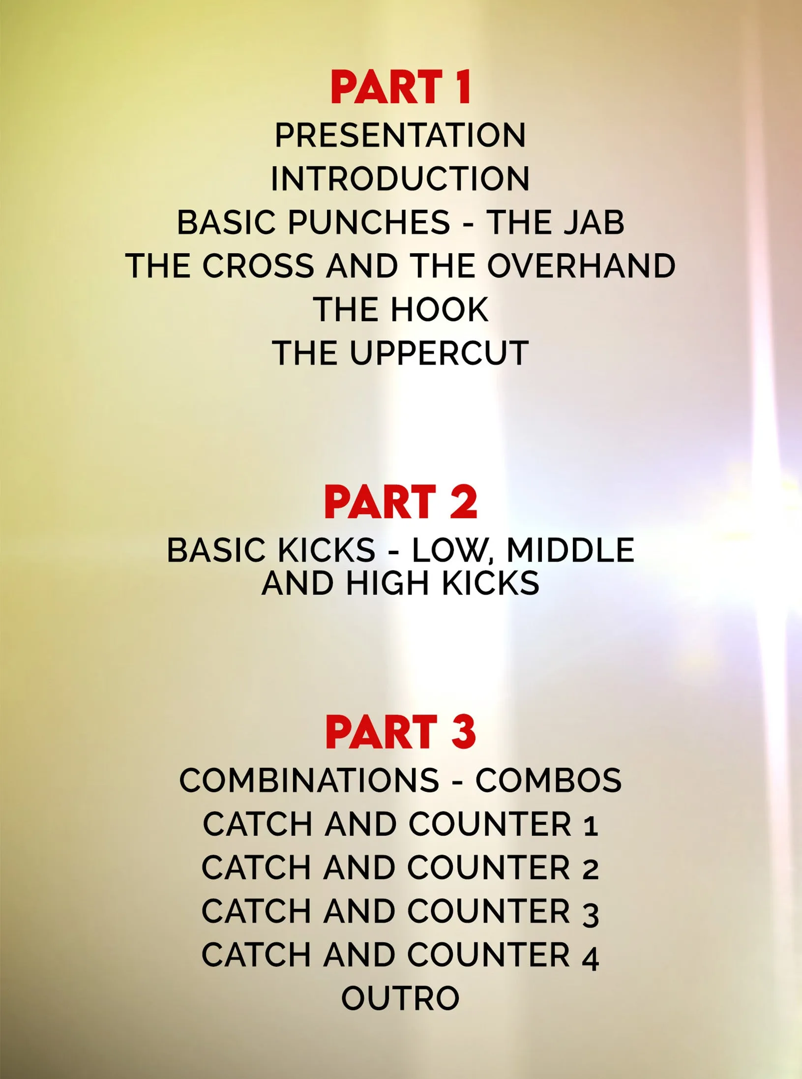 European Striking Fundamentals by Morgan Charriere