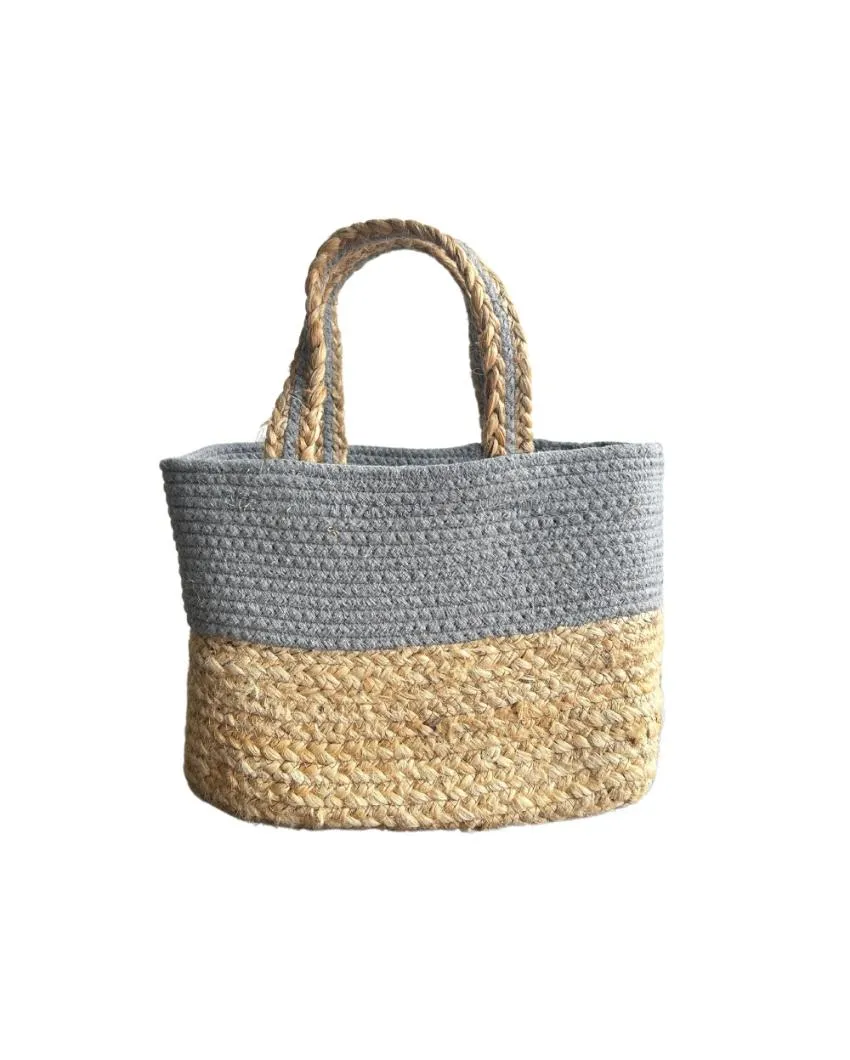 Fancy Jute Handbag | 10 x 7 x 5 inches
