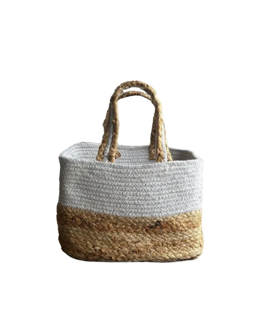 Fancy Jute Handbag | 10 x 7 x 5 inches