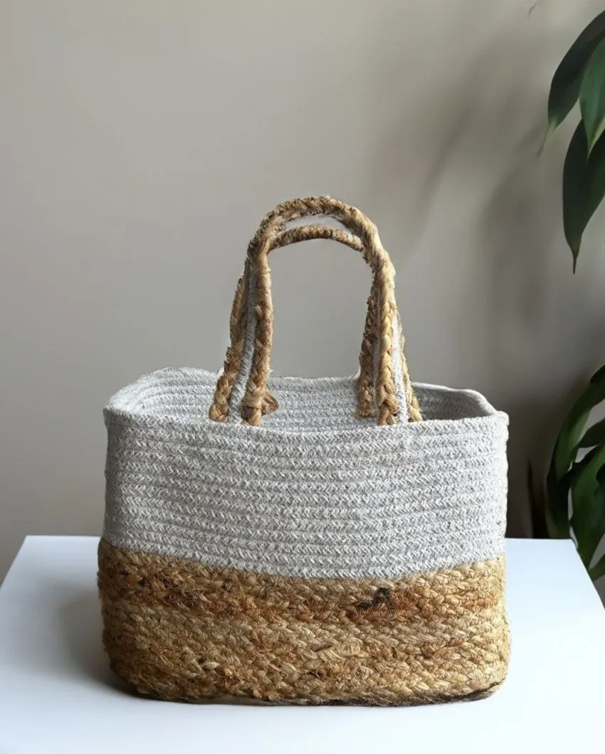 Fancy Jute Handbag | 10 x 7 x 5 inches