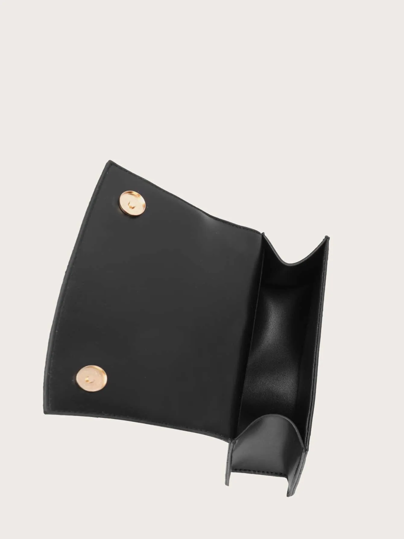 Faux Pearl Decor Croc Embossed Shoulder Bag
