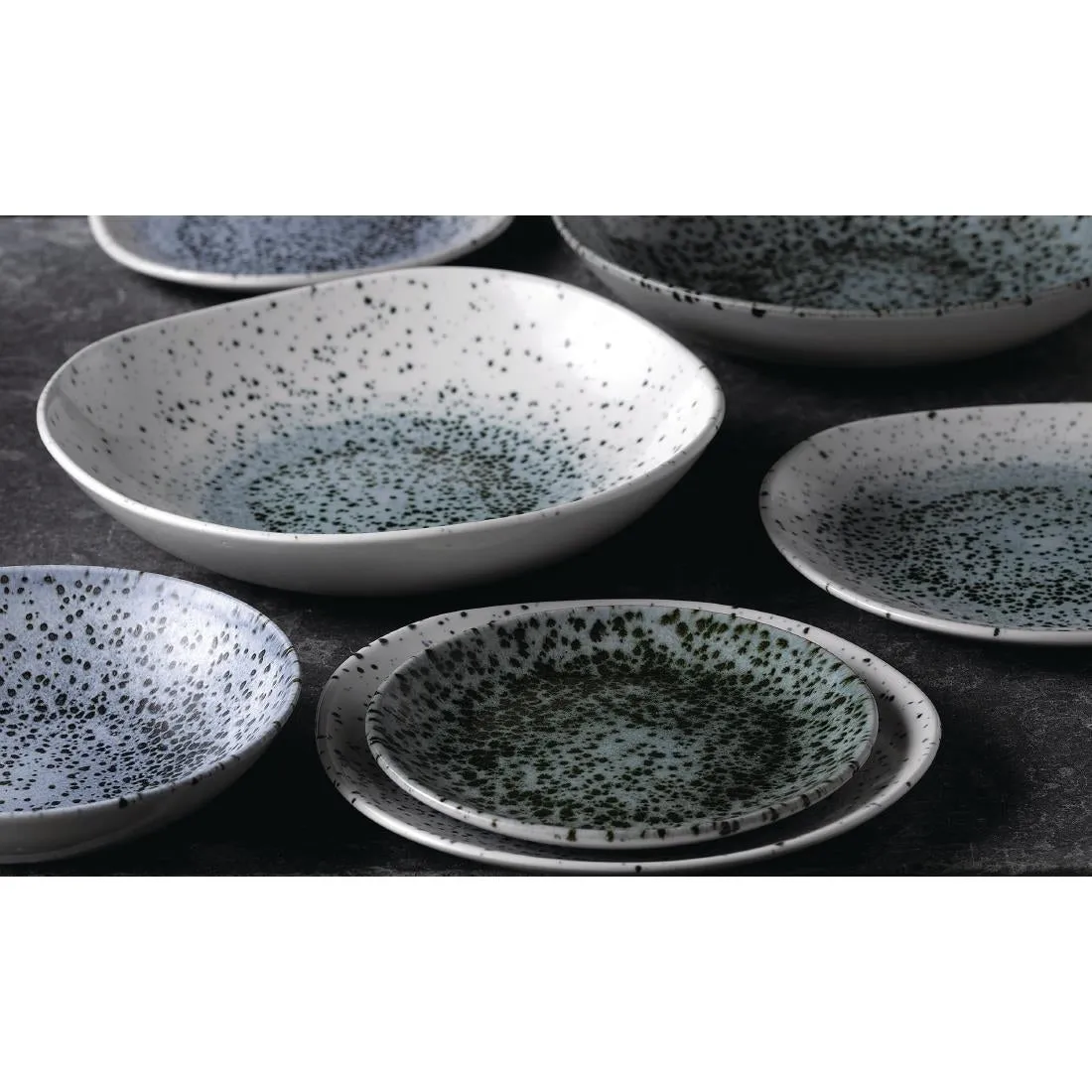 FC119 Churchill Studio Prints Mineral Green Coupe Bowls 182mm 426ml (Pack of 12)