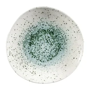 FC124 Churchill Studio Prints Mineral Green Centre Organic Round Bowls 253mm (Pack of 12)