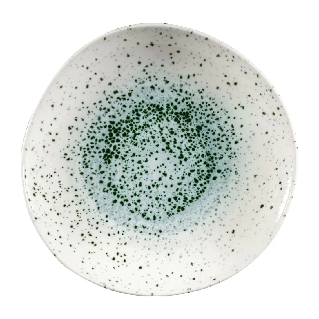 FC124 Churchill Studio Prints Mineral Green Centre Organic Round Bowls 253mm (Pack of 12)
