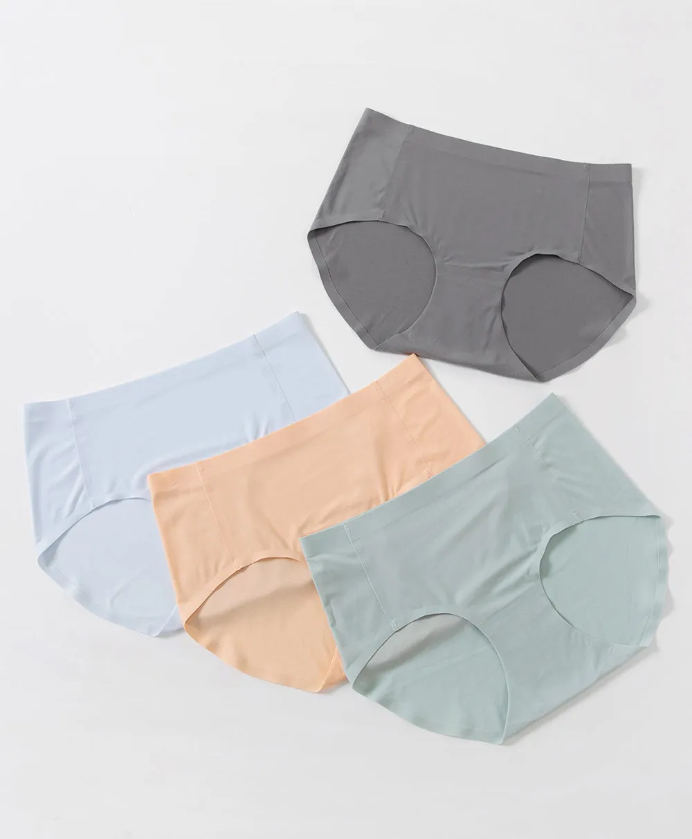 Fit and Free Laminated Mid Waist Hipster Panties
