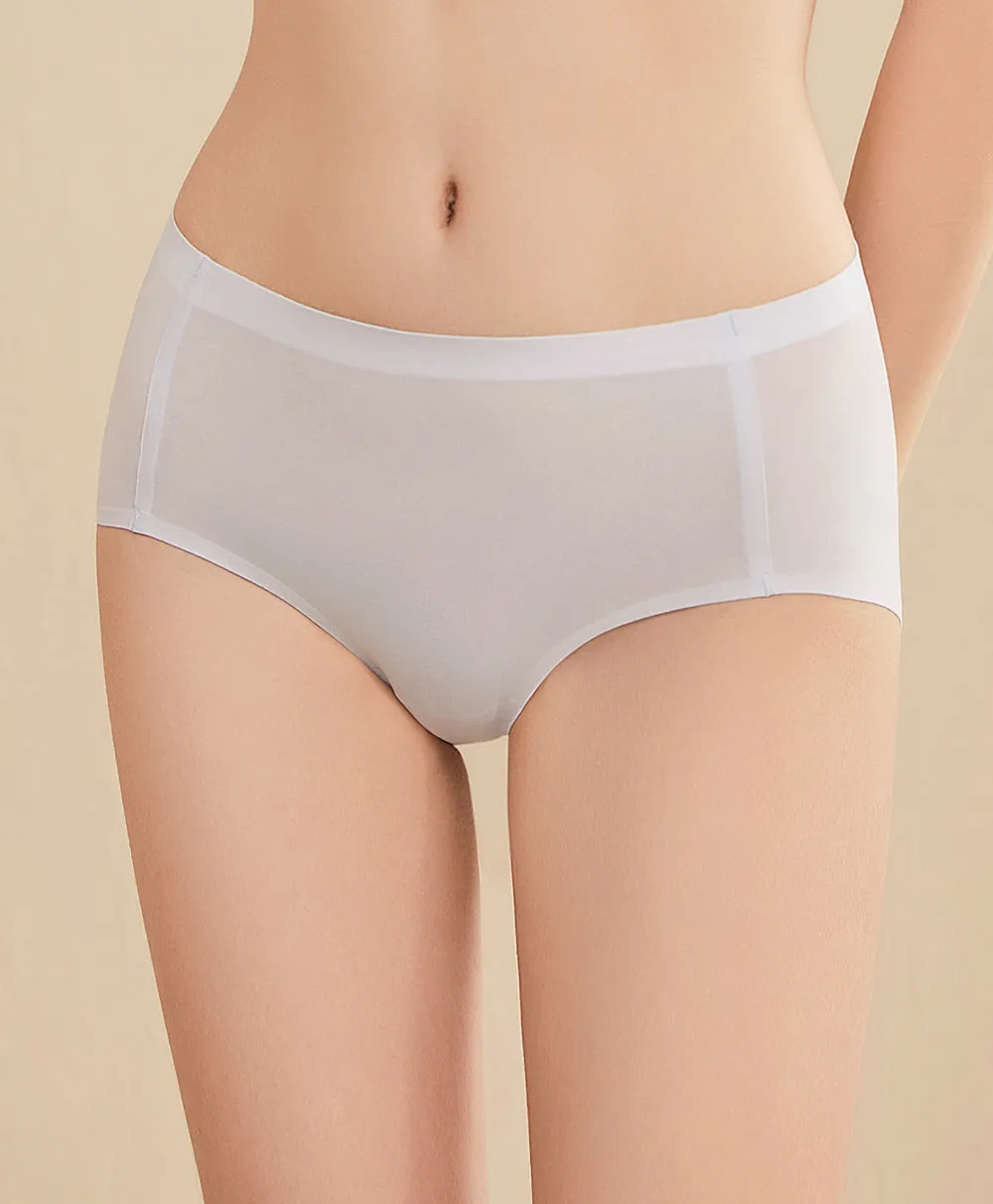 Fit and Free Laminated Mid Waist Hipster Panties