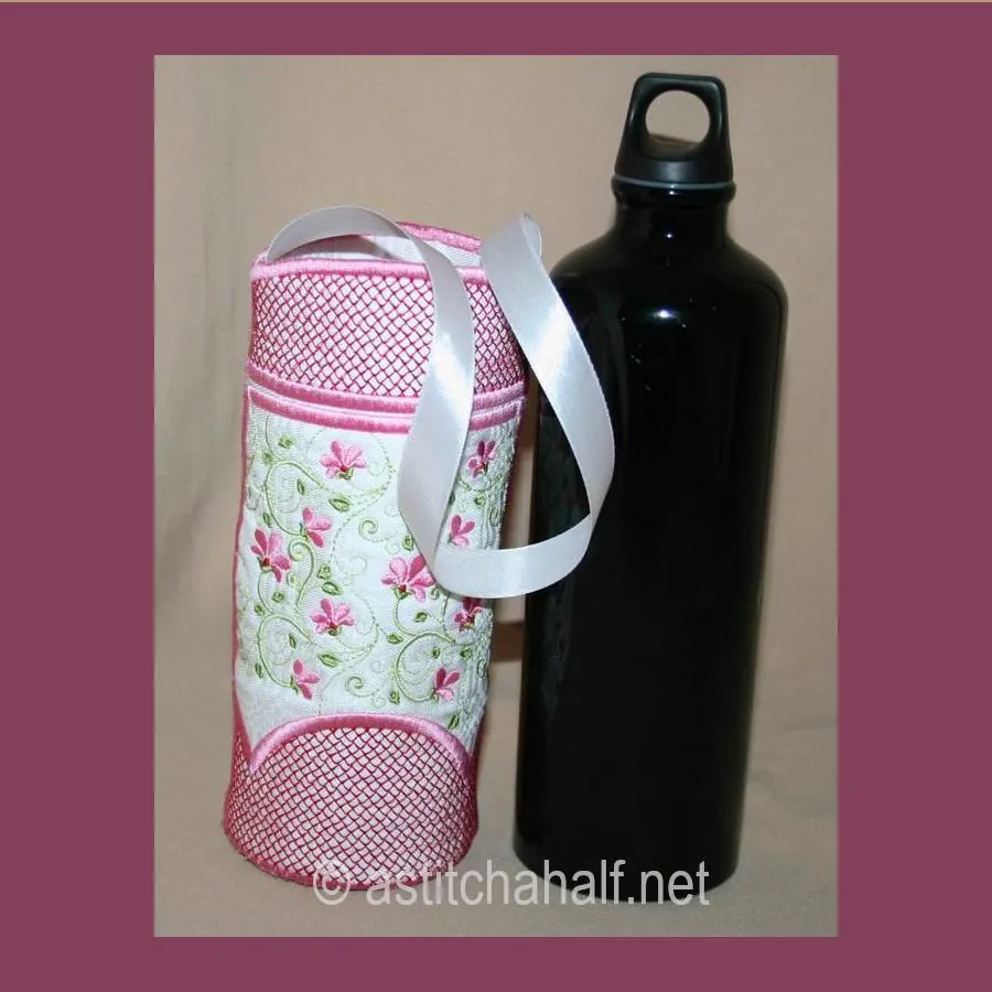 Florette Wine or Water Bottle Tote