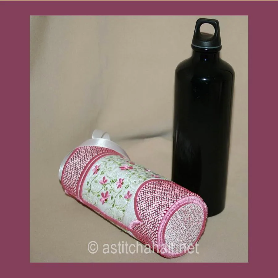 Florette Wine or Water Bottle Tote