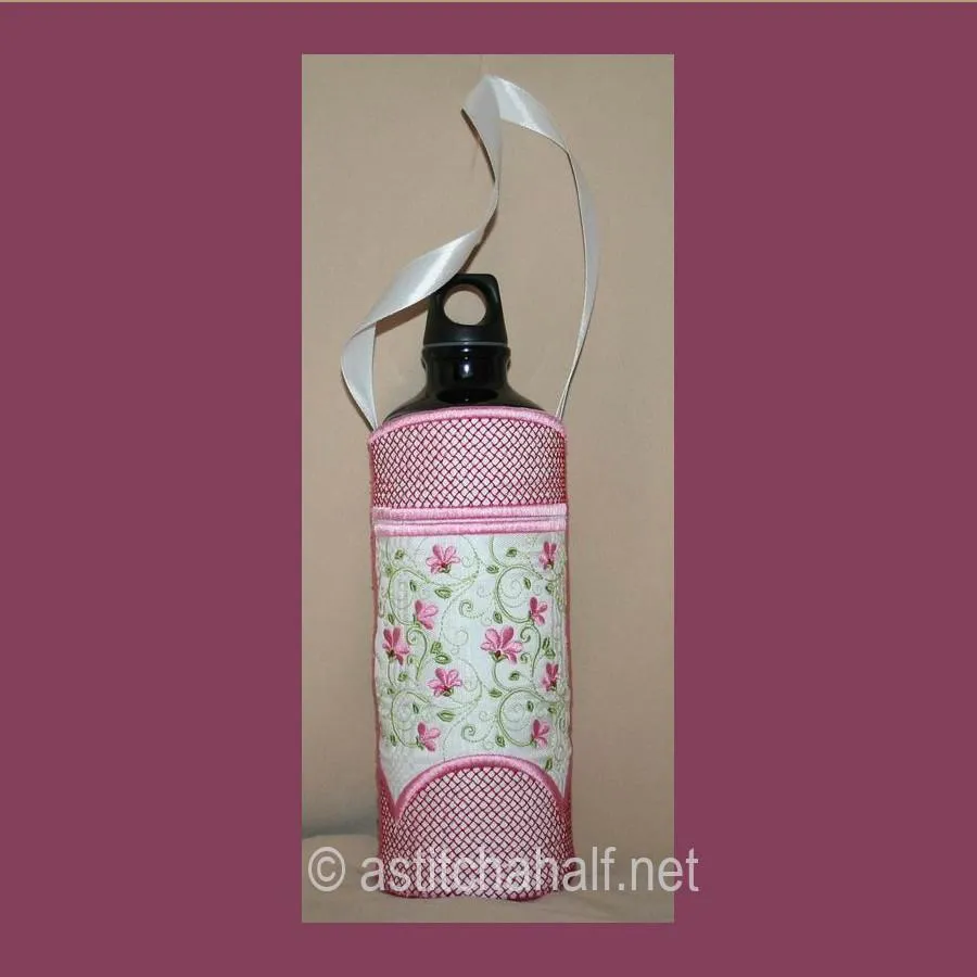 Florette Wine or Water Bottle Tote