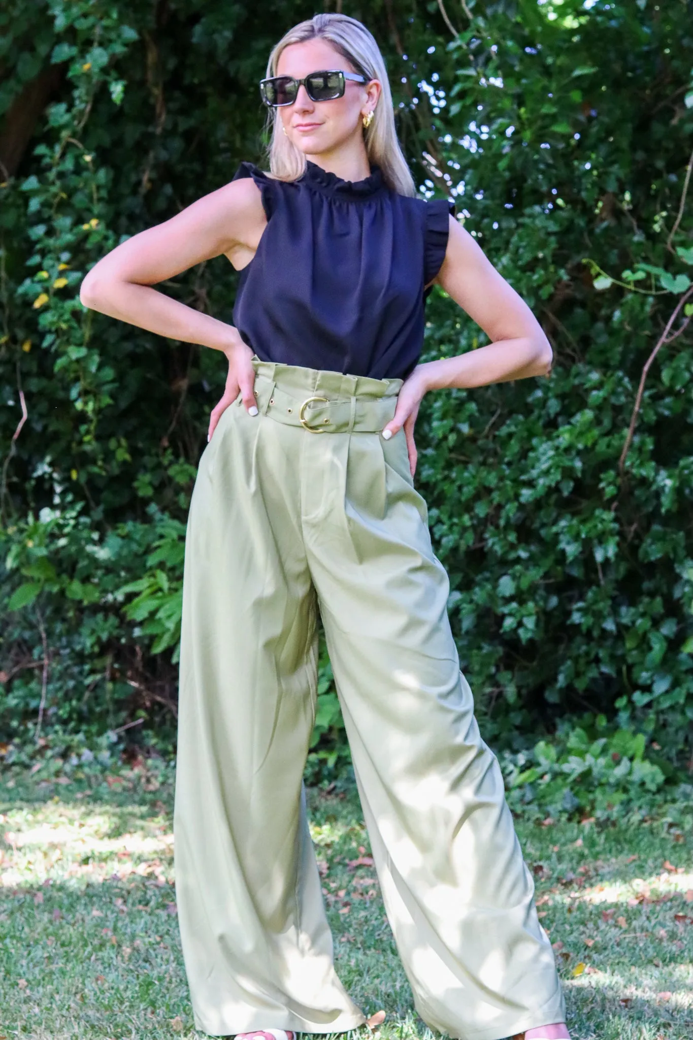 Funny Business Paper Bag Waist Pant