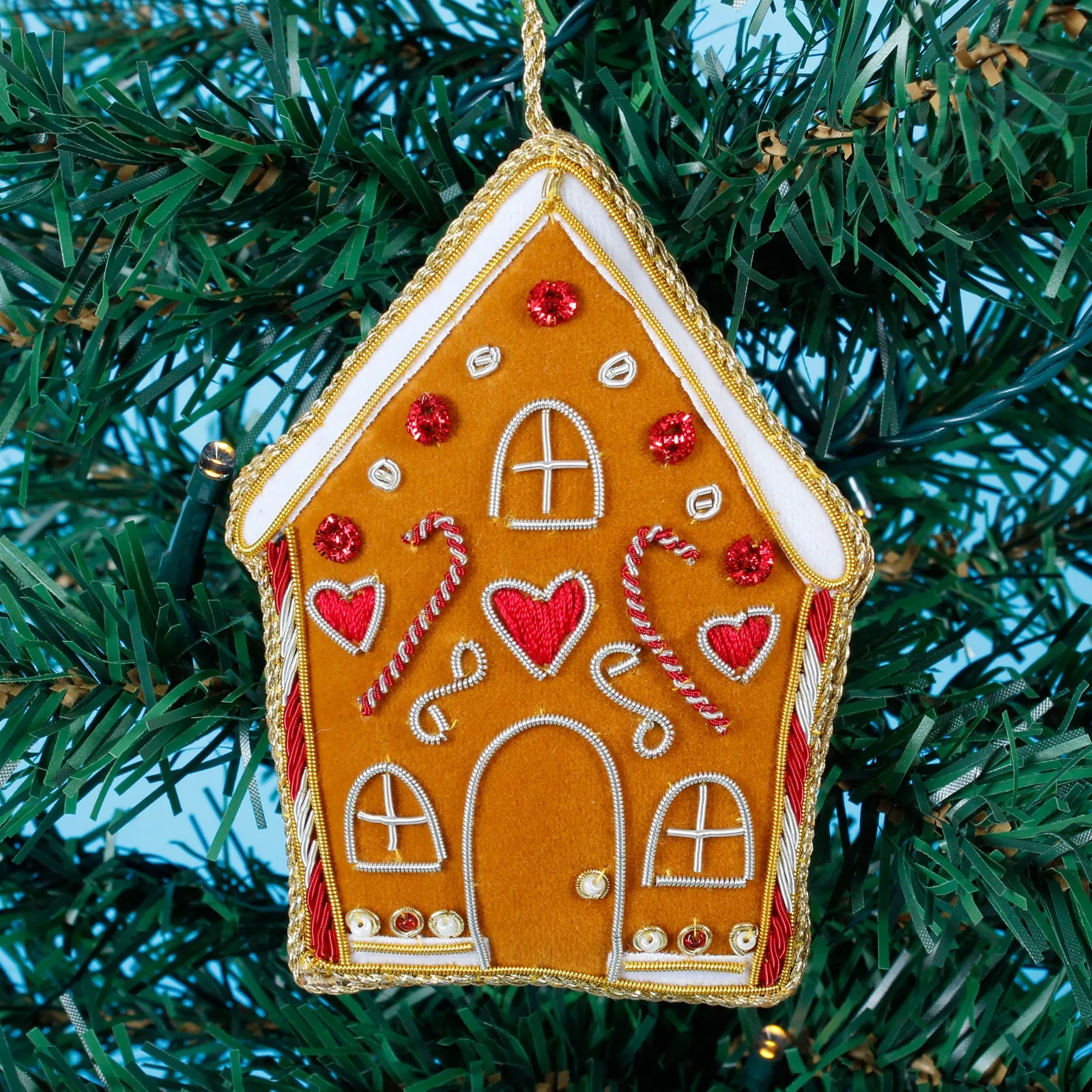 Gingerbread House Zari Decoration
