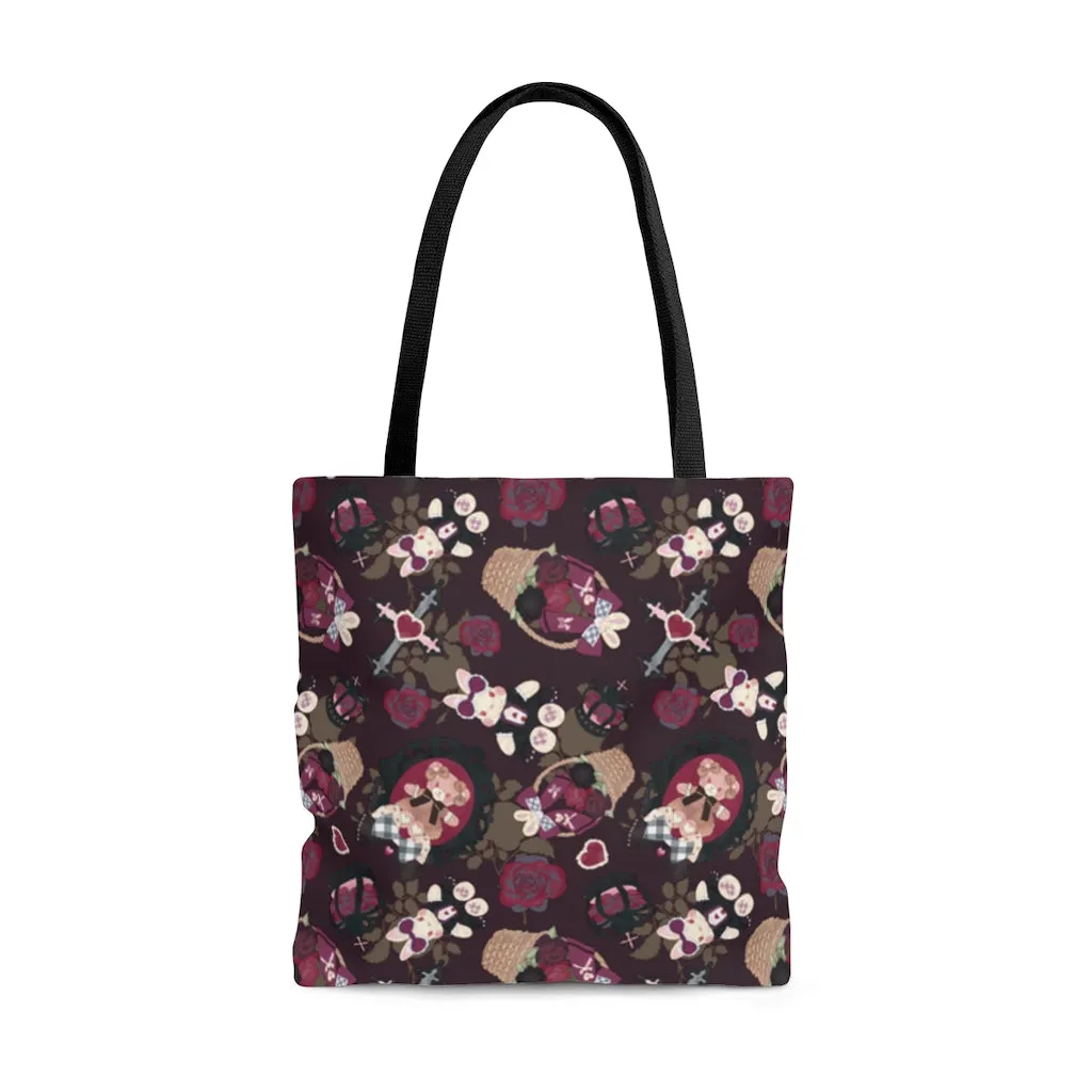Gothic Teddy Tote Bag (Temptress)