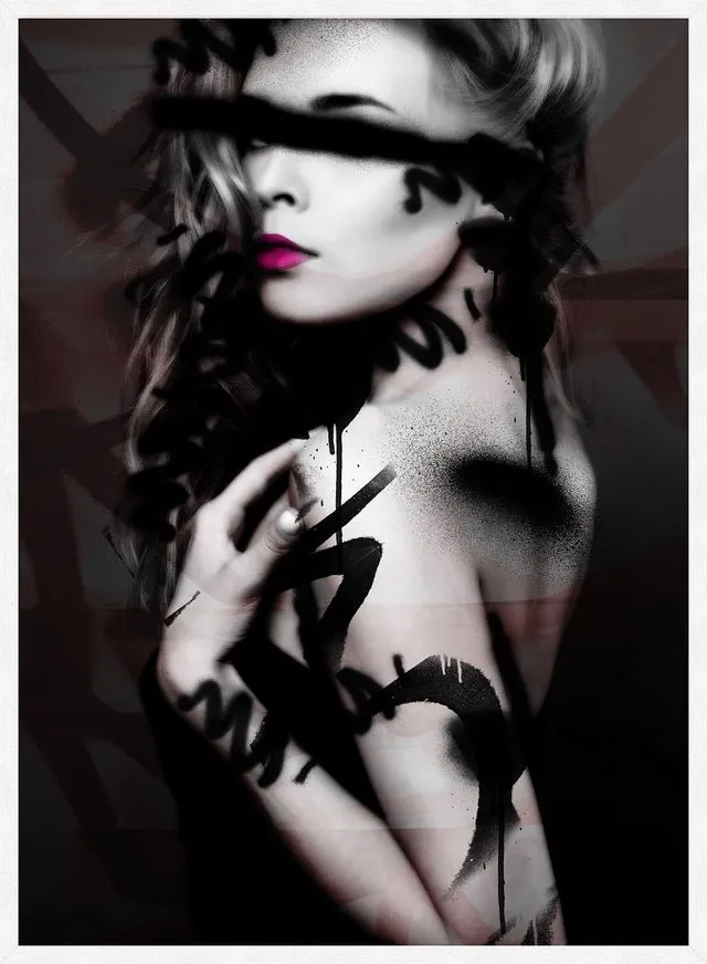 Graffiti Model Print