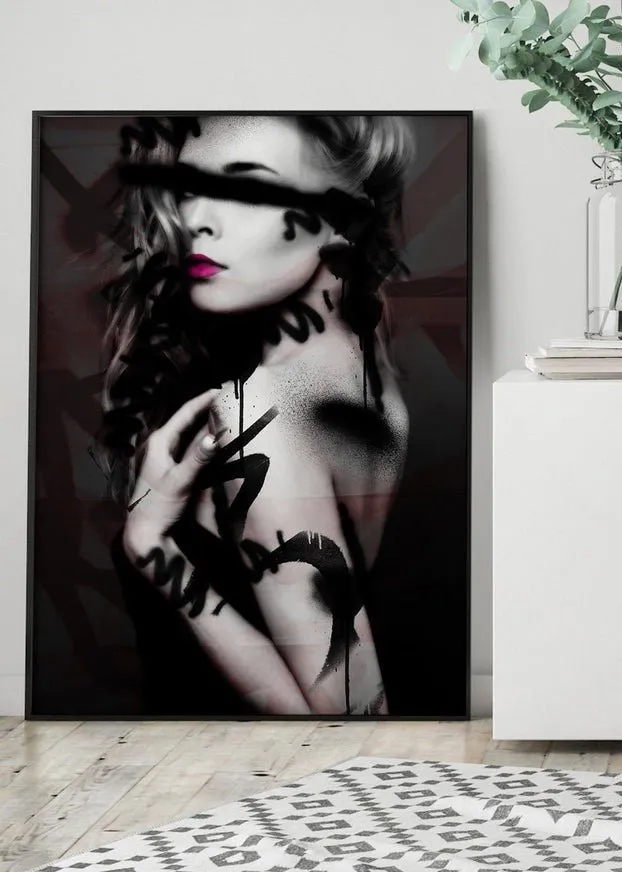 Graffiti Model Print