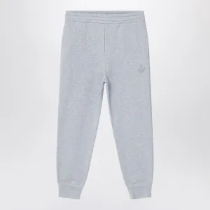 GREY COTTON JERSEY PANTS