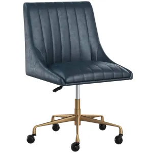 Halden Office Chair, Vintage Blue