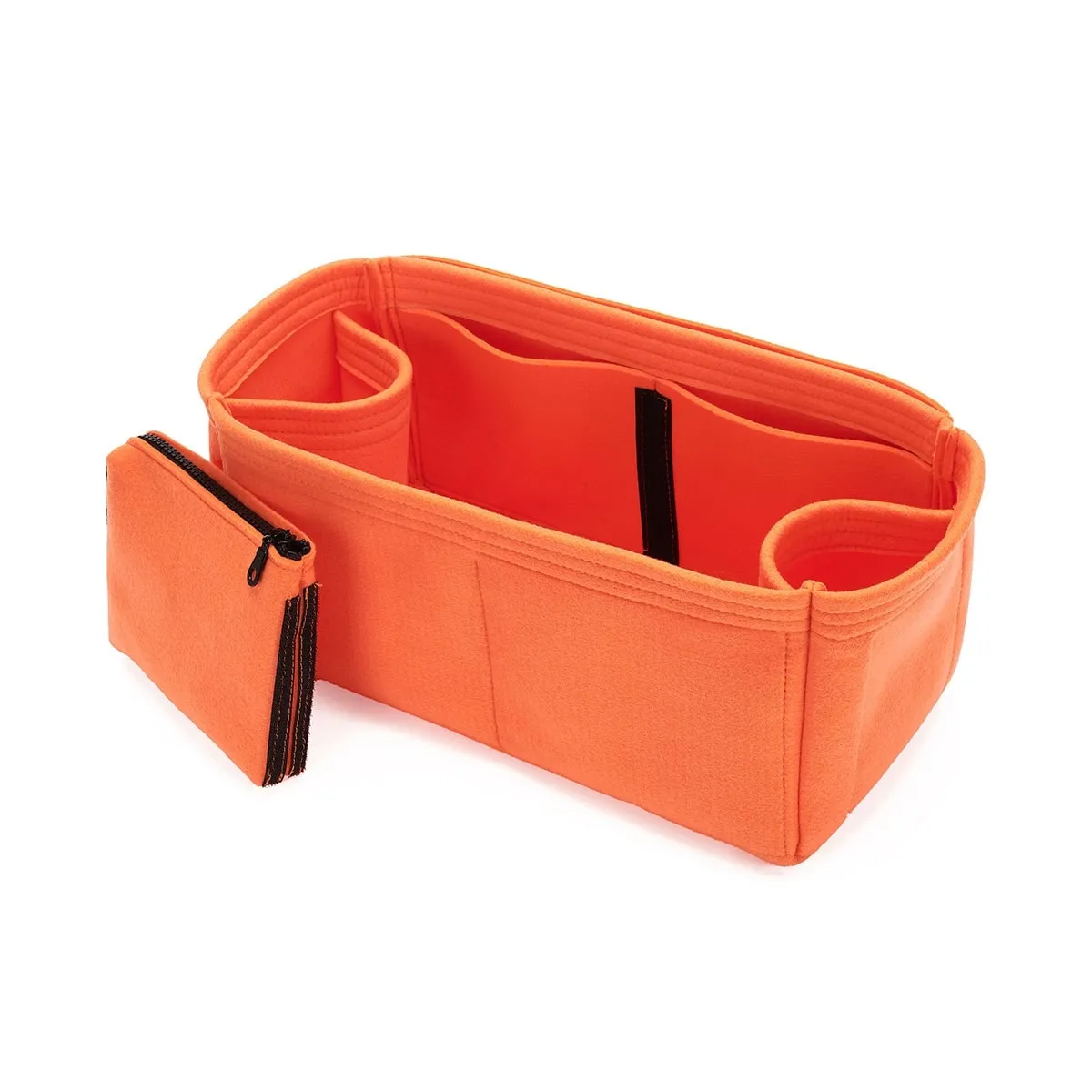 Hermes Garden Party Bag Models Organizer Insert, Bag Organizer with Zipper Middle Pouch and Double Bottle Holders