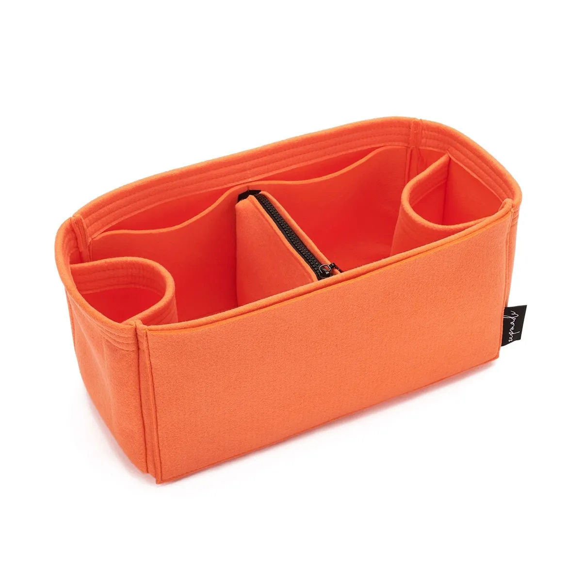 Hermes Garden Party Bag Models Organizer Insert, Bag Organizer with Zipper Middle Pouch and Double Bottle Holders