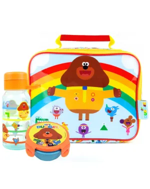 Hey Duggee Lunch Bag, Bottle and Snack Pot Kids Set