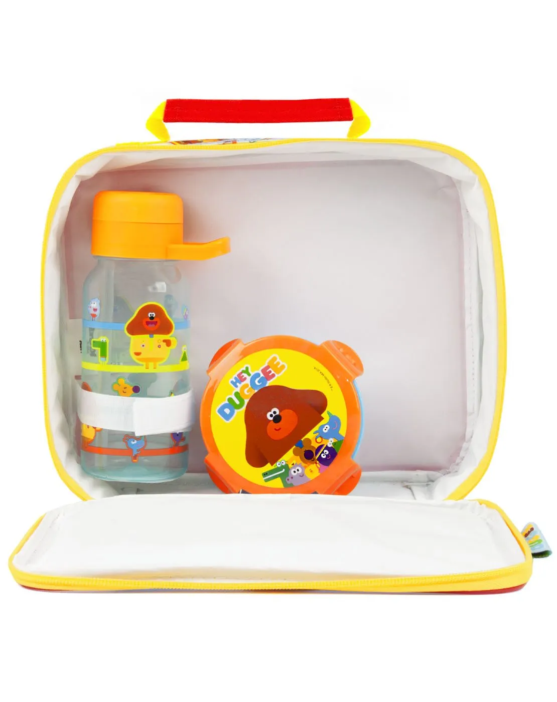Hey Duggee Lunch Bag, Bottle and Snack Pot Kids Set