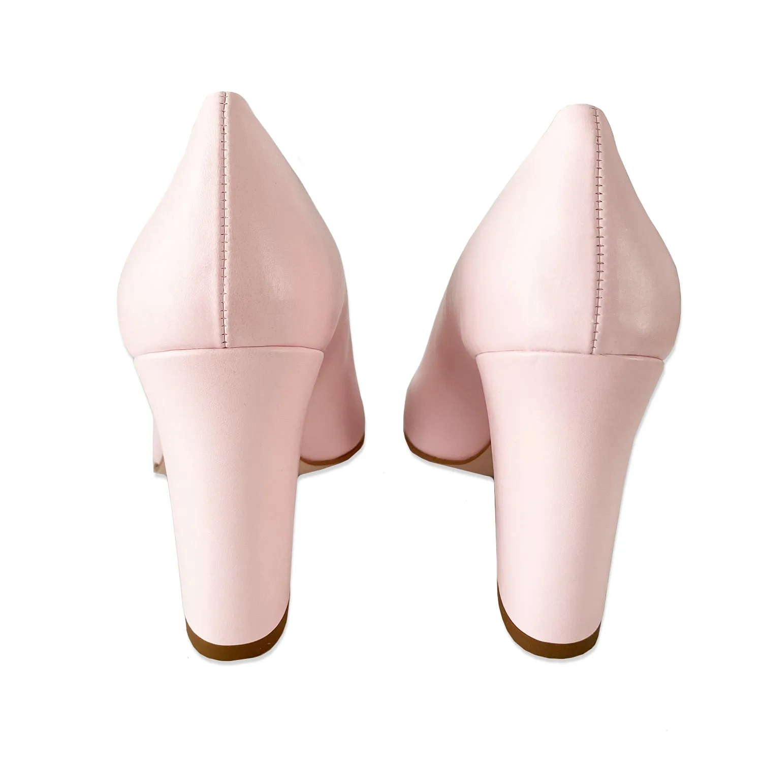 Hyena Pink Faux Leather