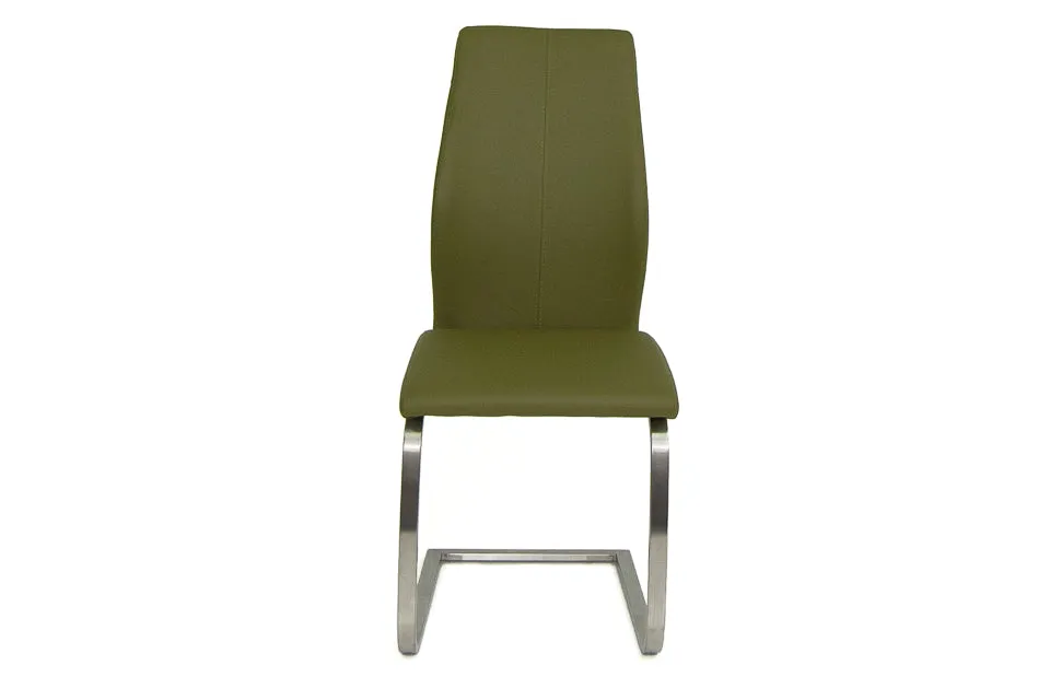 Imro - Green Faux Leather Dining Chair