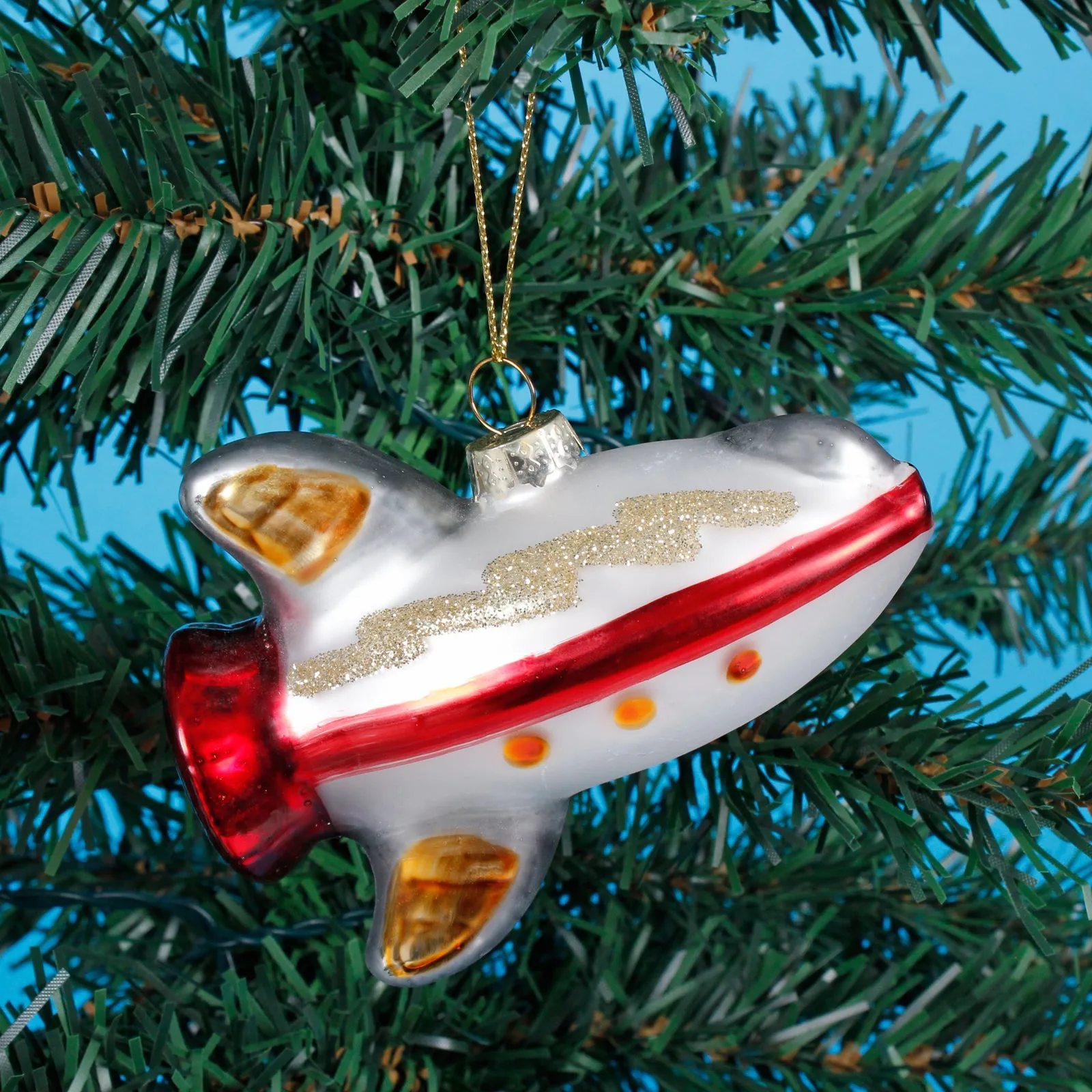 Intergalactic Spaceship Shaped Bauble