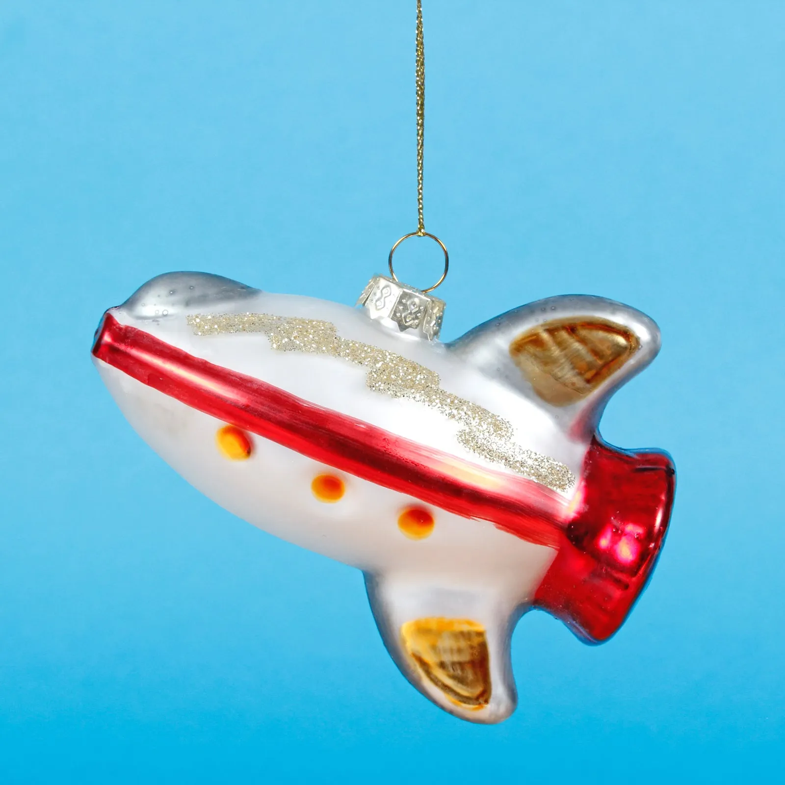 Intergalactic Spaceship Shaped Bauble