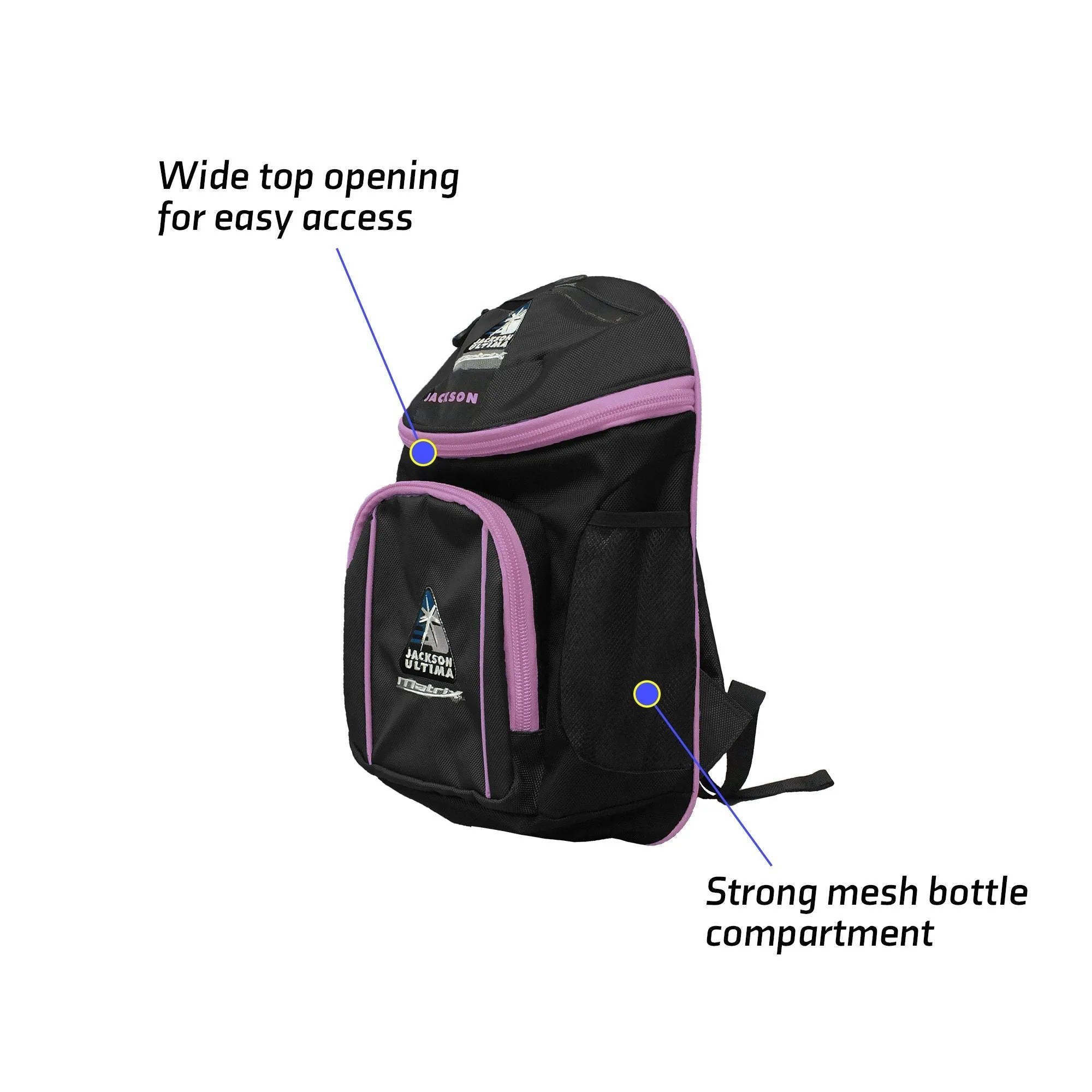 JACKSON ULTIMA SPORT BAG (BLACK/PURPLE) USFS