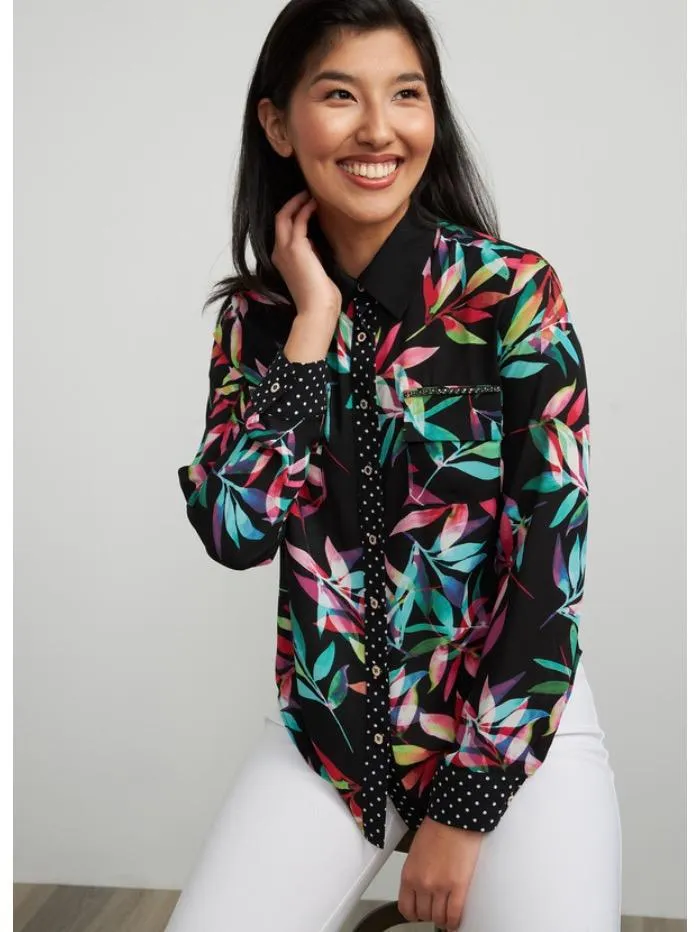 Joseph Ribkoff Floral Printed Blouse 211303