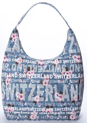 JULIA L - FLOWER BAG BLUE