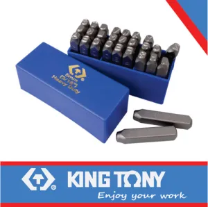 King Tony Punch Set Letter 5Mm A-Z Heavy Duty