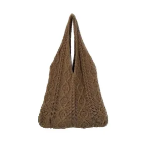 Knitted Shoulder Vintage Handbag Crochet Bag