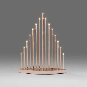 Konstsmide Candlestick Metal 15 LED Copper