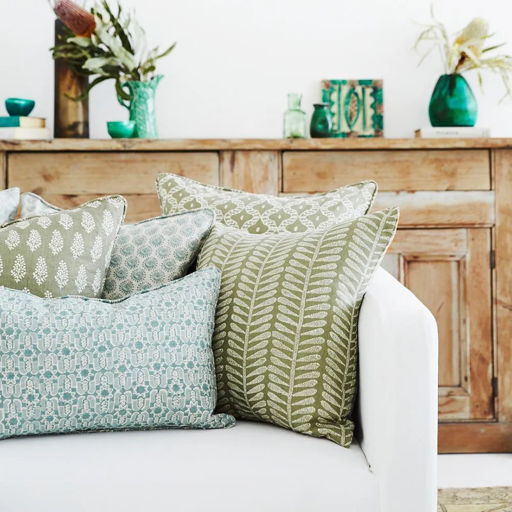 Kulu Saltbush Linen Cushion -50 x 50cm
