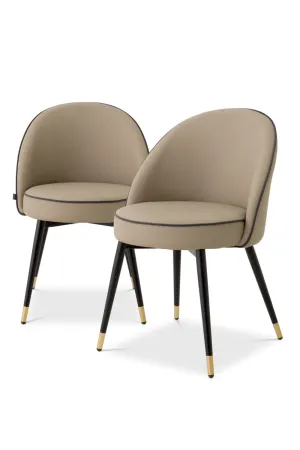 Leather Dining Chair Set (2) | Eichholtz Cooper